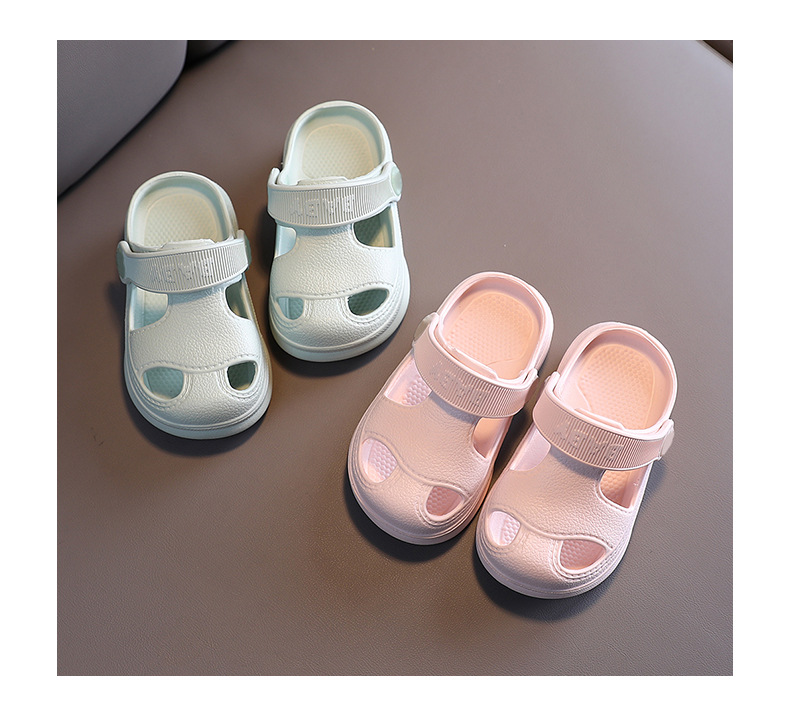 Unisex Casual Solid Color Round Toe Crocs Slippers display picture 4