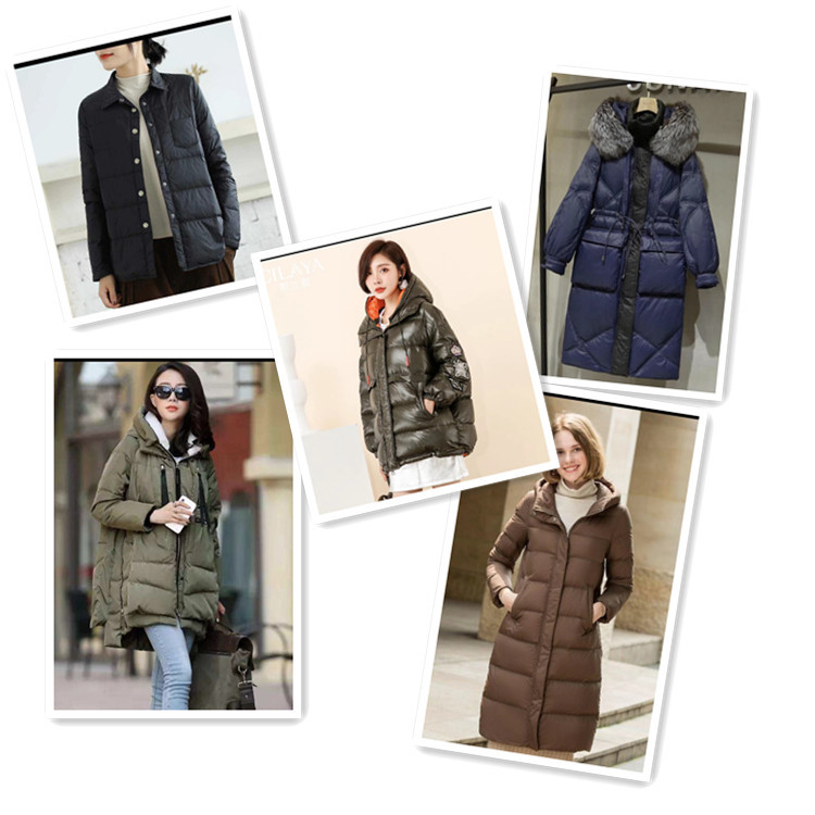 (2개) 다운 재킷 사용자 정의 처리 다운 재킷 OEM 다운 재킷 맞춤형 생산