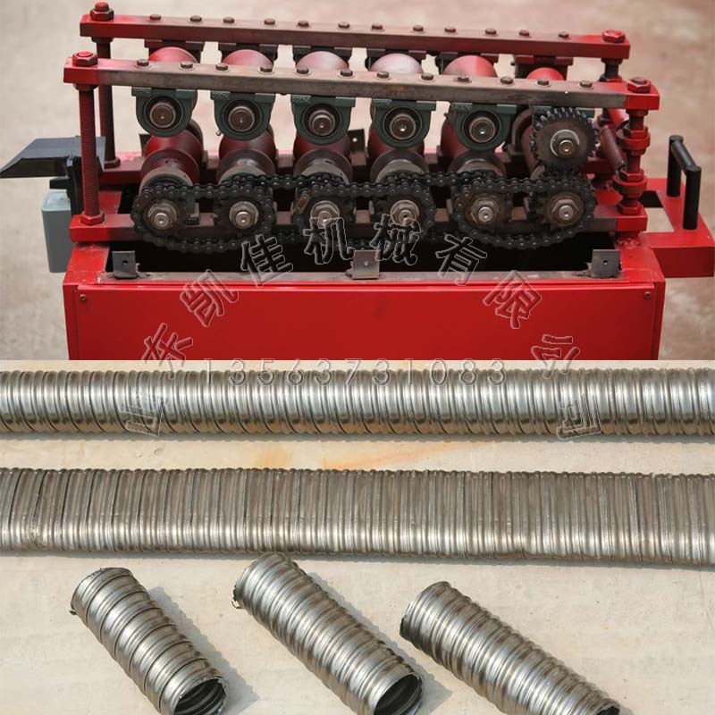 扁形波纹管机 扁管设备 桥梁浇筑预应力波纹管扁管机 YBG100型