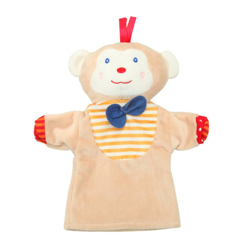 Storytelling children's toys 0-3 years old animal three-dimensional early education game hand puppet doll plush toy wholesale