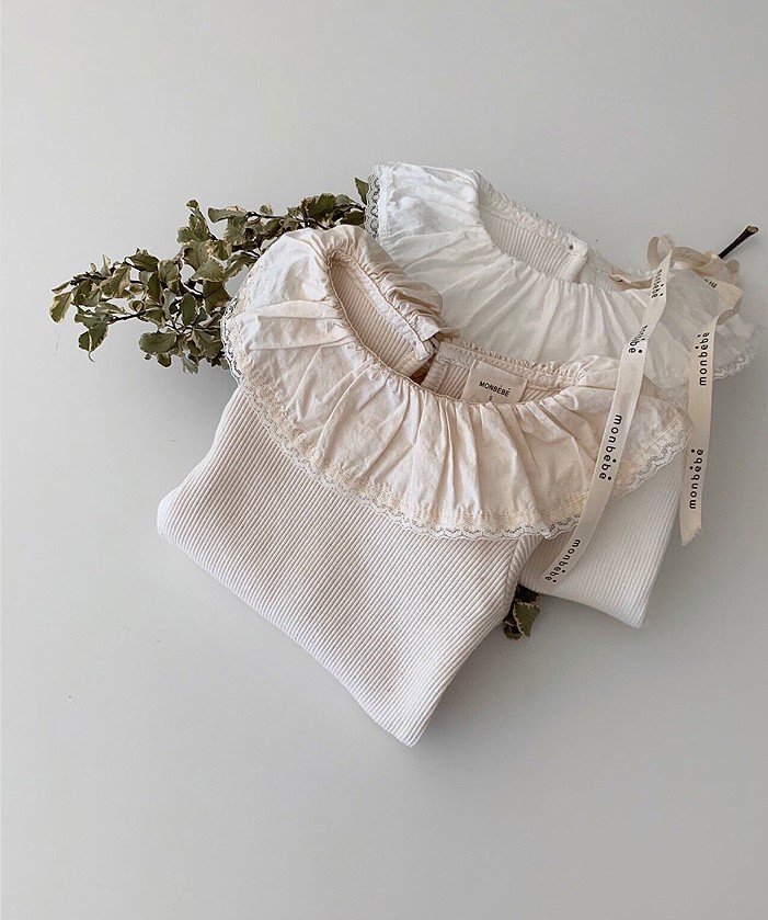 [Nuevo] Camiseta de cuello grande de flores para niñas Camiseta de algodón para bebés de verano 7521
