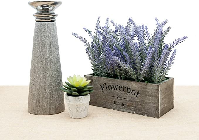 薰衣草木盆展示图2