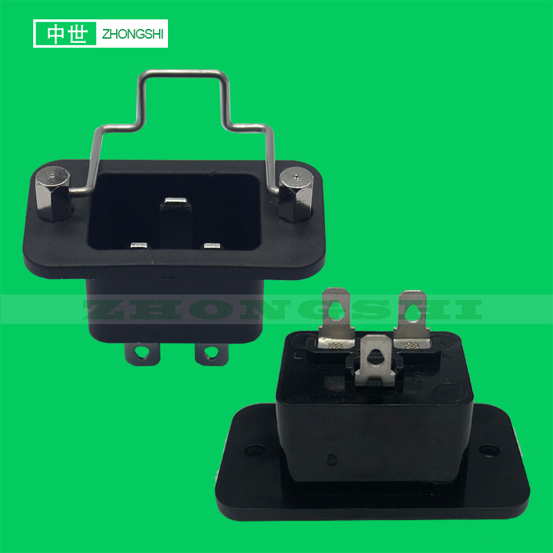 C20公座 大电流20A250VAC电源品字插座 集成灶用 ENEC CCC认证