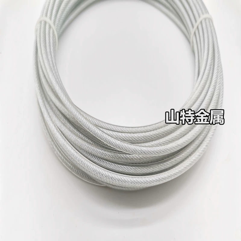 Colored Coated Steel Wire Rope Clothesline