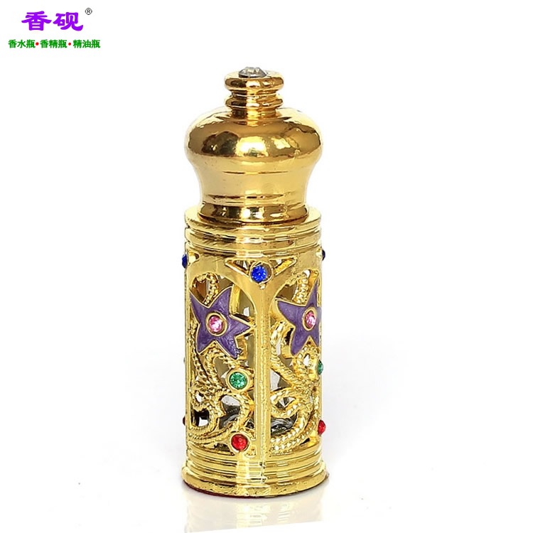 香砚3ml繁花圆柱款金色精油瓶摆件5.jpg