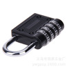 Black zinc alloy password lock large 4 -digit 4 -digit anti -theft gym locker door password hanging lock