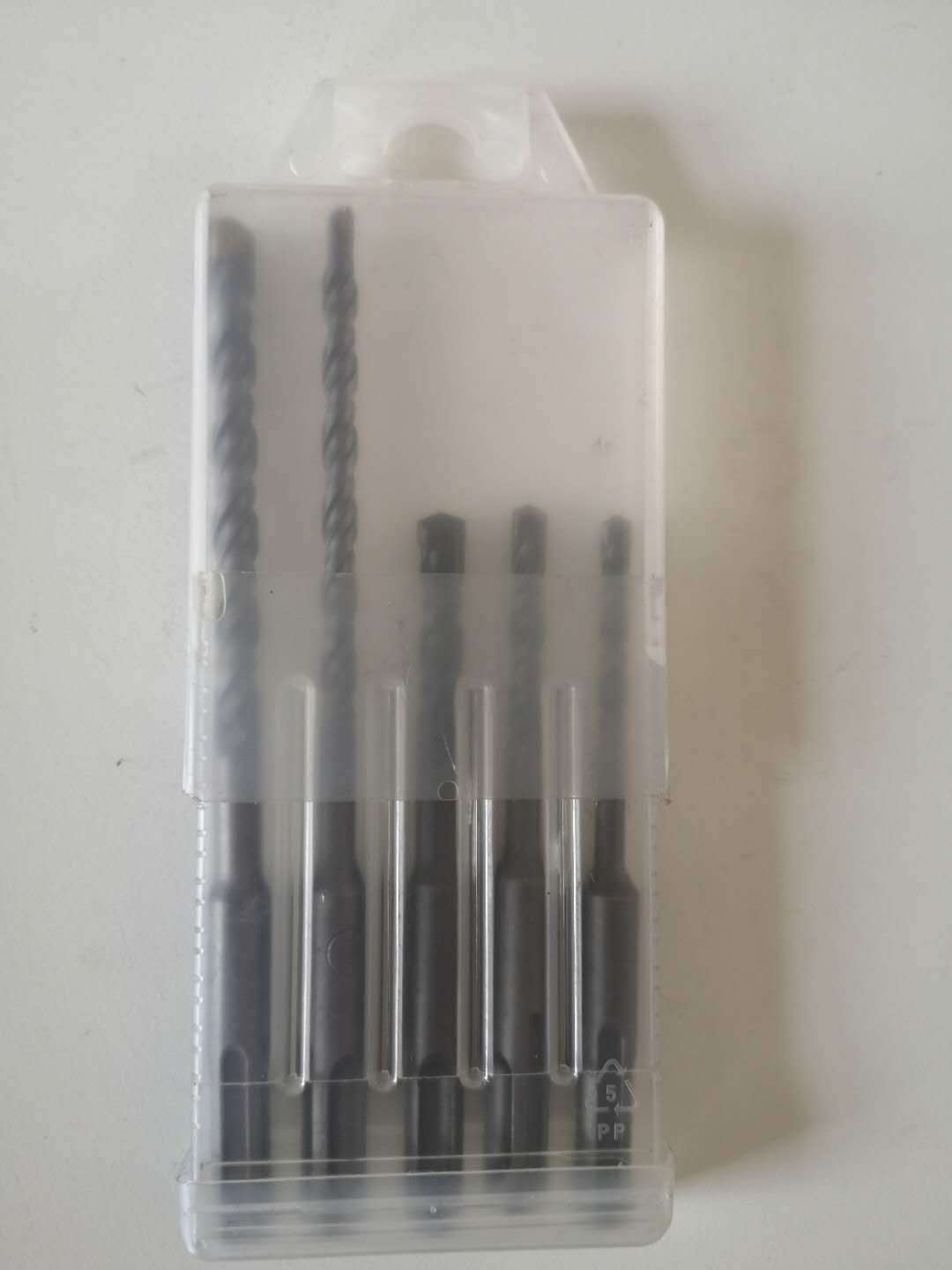 Juego de brocas y cinceles para martillo eléctrico, kit de perforación y demolición con estuche, uso industrial