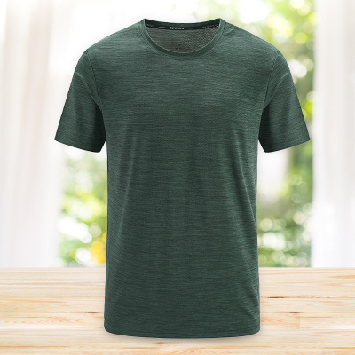 man Quick drying motion T-shirt Short sleeved ventilation Gym train equipment jacket goods in stock wholesale support customized