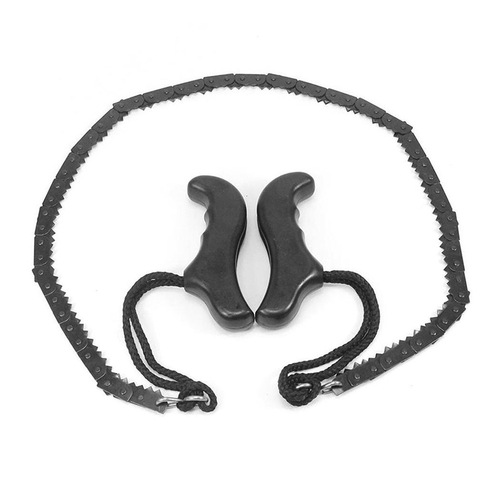Outdoor convenient hand chain saw, garden logging wire saw, camping EDC survival chain saw