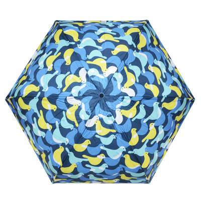 Paradise Umbrella new pattern Mini 50031E Five folding umbrella Pocket umbrella Sunscreen Vinyl Sunshade fold Umbrella