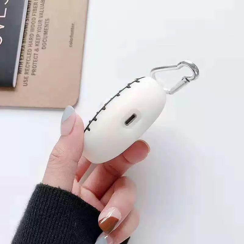 Чехол для AirPods, стиль скелета с ночником, совместим с AirPods 1/2, 3 и Pro