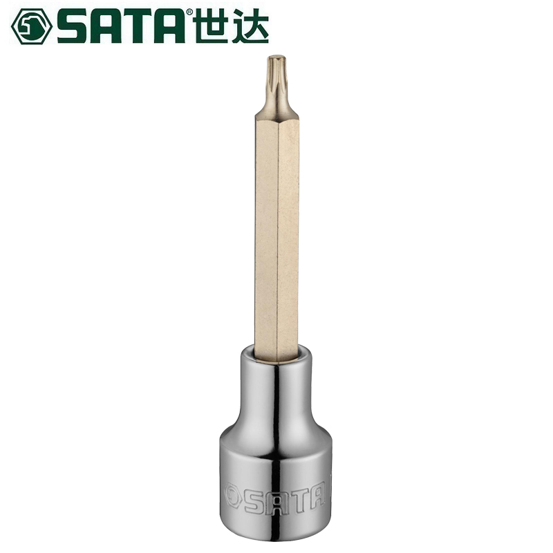 25105 100mm长花形旋具套筒T,12.5mm系列/T40/世达