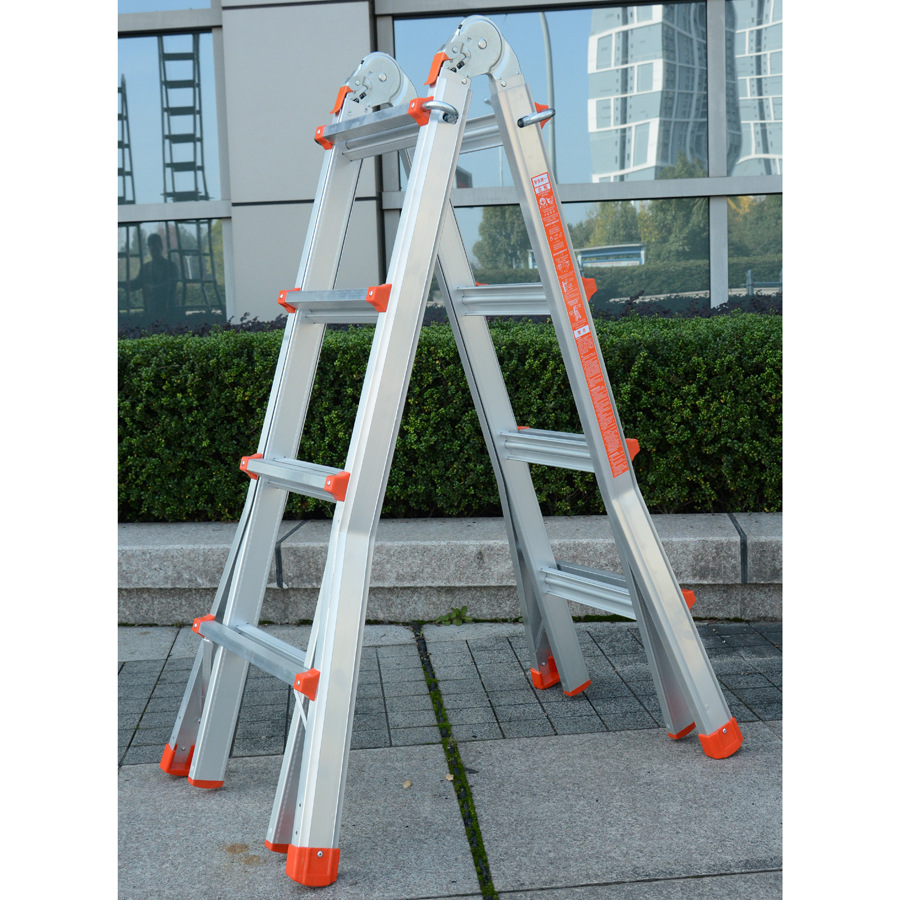 Manufactor supply Telescoping Herringbone ladder Widen Little Giant ladder multi-function rescue Household ladders