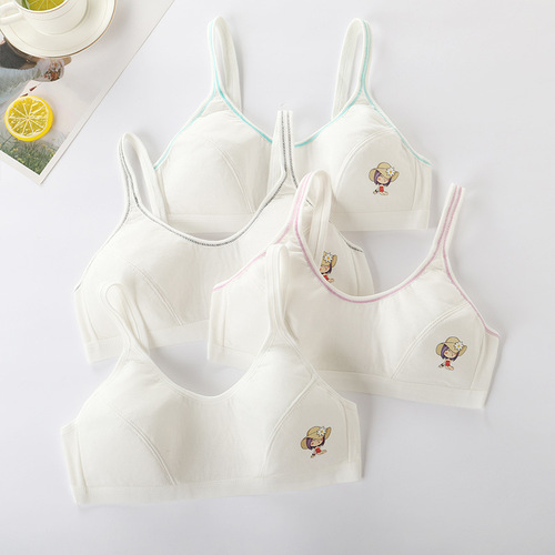 Girls' small vest bra, older children's students, junior high school students 9-16 years old, adolescent girls' thin cotton underwear