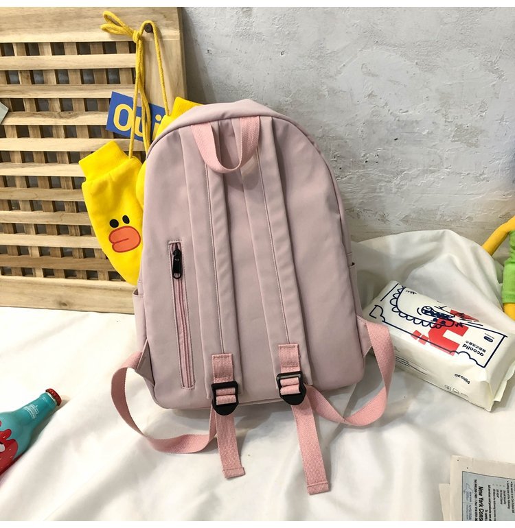 Ins Wind Schult Asche Weiblich Koreanische High School Harajuku Ulzzang Junior High School Schüler Schüler Rucksack Kunst Und Wald Rucksack display picture 7