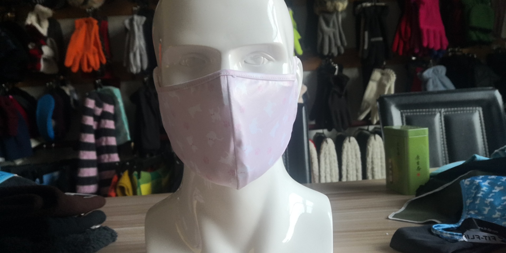 牛奶丝口罩库存处理，日本外贸尾单