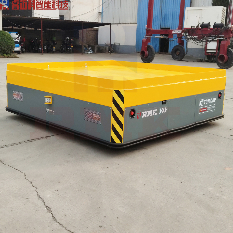 变压器厂区运输无轨周转车15t蓄电池平车 车间过跨无轨道电动平车