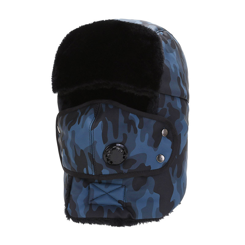 Cappelli da cacciatore Cappello mimetico Lei Feng Cappello in cotone Cappello da uomo alla moda per giovani Cappello invernale da ciclismo Cappello invernale caldo Protezione per il collo freddo da ciclismo Berretto militare_voghion.com