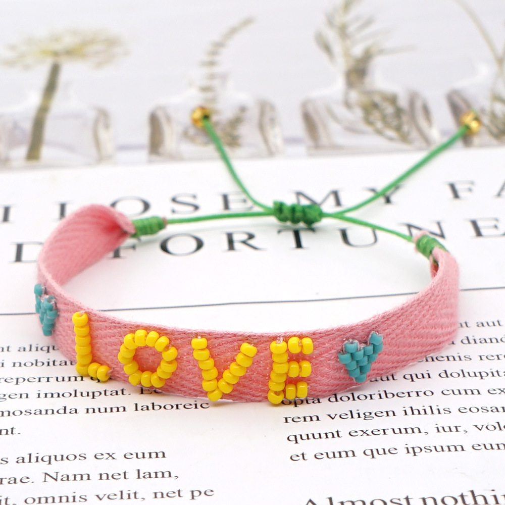 Bohemian Style Simple Rainbow Ribbon Beaded Woven Stacking Small Bracelet display picture 51