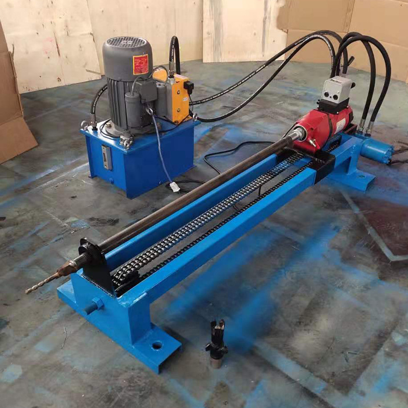 自动水钻顶管机小型液压自动水钻顶管机自行走液压钻孔机