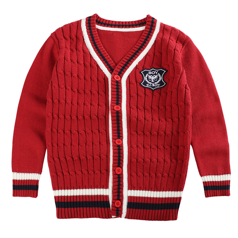 [Uniforme escolar personalizado] ropa infantil uniformes de jardín de infantes uniformes de jersey cardigan jk uniformes escolares estudiantes suéter chaqueta personalizada
