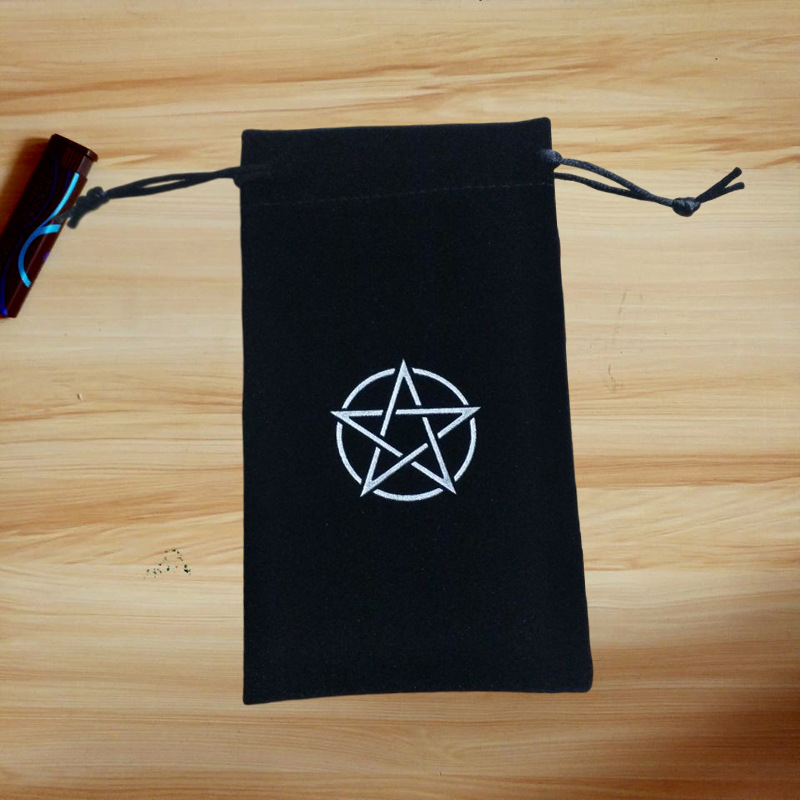 Spot bolsa de franela negra 11.5*18cm