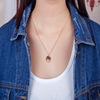 Necklace, fashionable chain for key bag , European style, simple and elegant design, wholesale