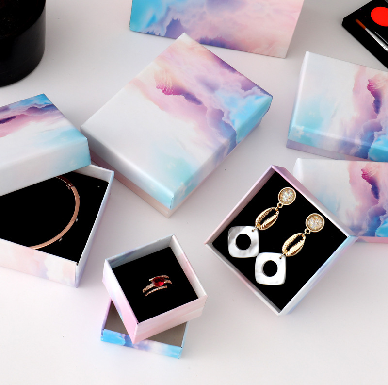 1 Piece Quantity 1 Piece Fashion Solid Color Paper Jewelry Boxes