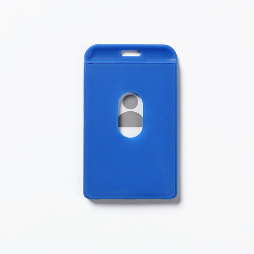 Single-sided transparent badge lanyard plastic number ID card holder work factory employee access card bus card wholesale