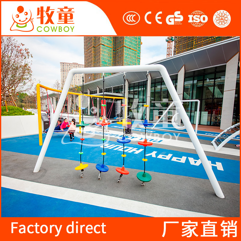 Kindergarten niños gran marco de escalada al aire libre equipo de juegos sin alimentación fabricante de equipos de expansión