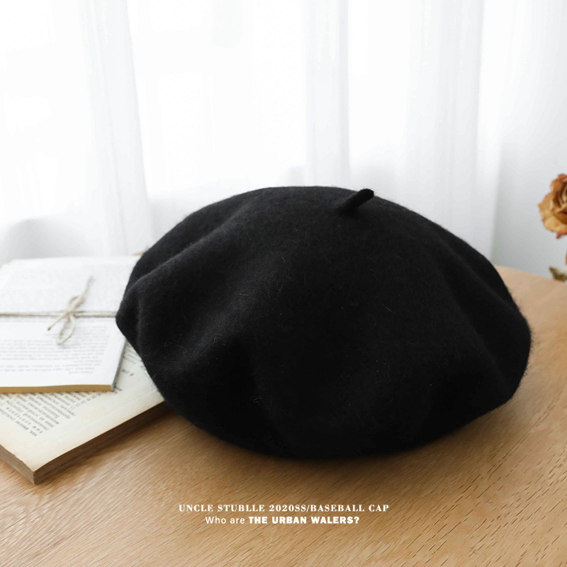 Unisex Wool beret woman retro autumn-winter everything breathable artist hat summer thin hipster woman_voghion.com