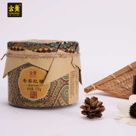 批发老姜红糖姜茶 罗平小黄姜老姜汁大枣玫瑰枸杞红糖姜茶块370g