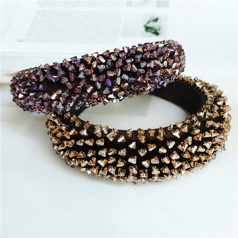 New Retro Alloy Diamond-studded Hairband Women's Fashion Hair Accessories Wholesale Nihaojewelry display picture 12