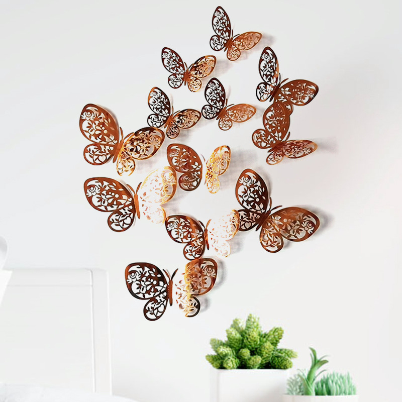 Cute Butterfly Paper Wall Sticker Wall Art display picture 8
