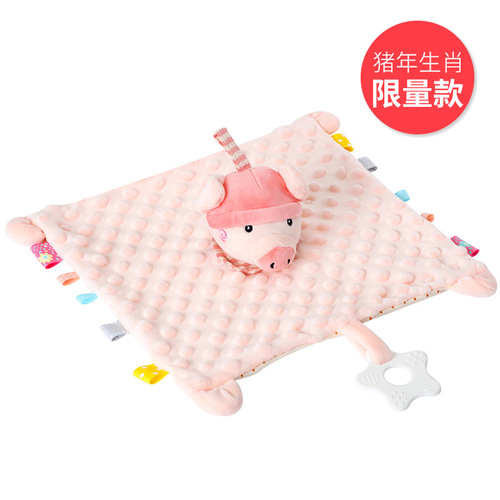 Soothing towel doll baby can enter baby saliva towel sleeping artifact newborn hand puppet sleep toy wholesale