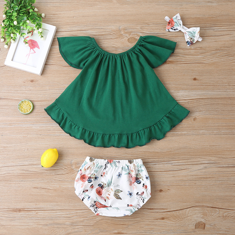 Printing Fashion Baby Clothes Two-piece Suit display picture 3