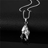 Accessory, astronaut, retro fashionable pendant hip-hop style, chain stainless steel, necklace, suitable for import, simple and elegant design