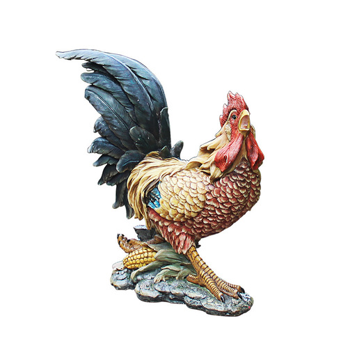 Cross-border Garden Export Farm Chicken Resin Ornament Realistic Animal Chicken Duck Decoration Courtyard Landscape Outdoor Garden