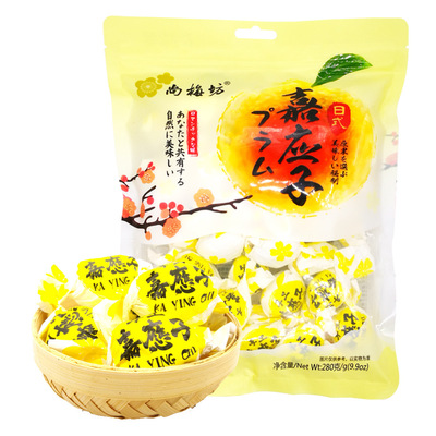 陳皮梅嘉應子加應子李子話梅蜜餞果脯果幹兒時懷舊零食品散裝280g