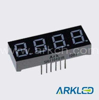 ARK 方舟0.4英寸四位一体高亮蓝色共阴数码管 ARK SR620401B