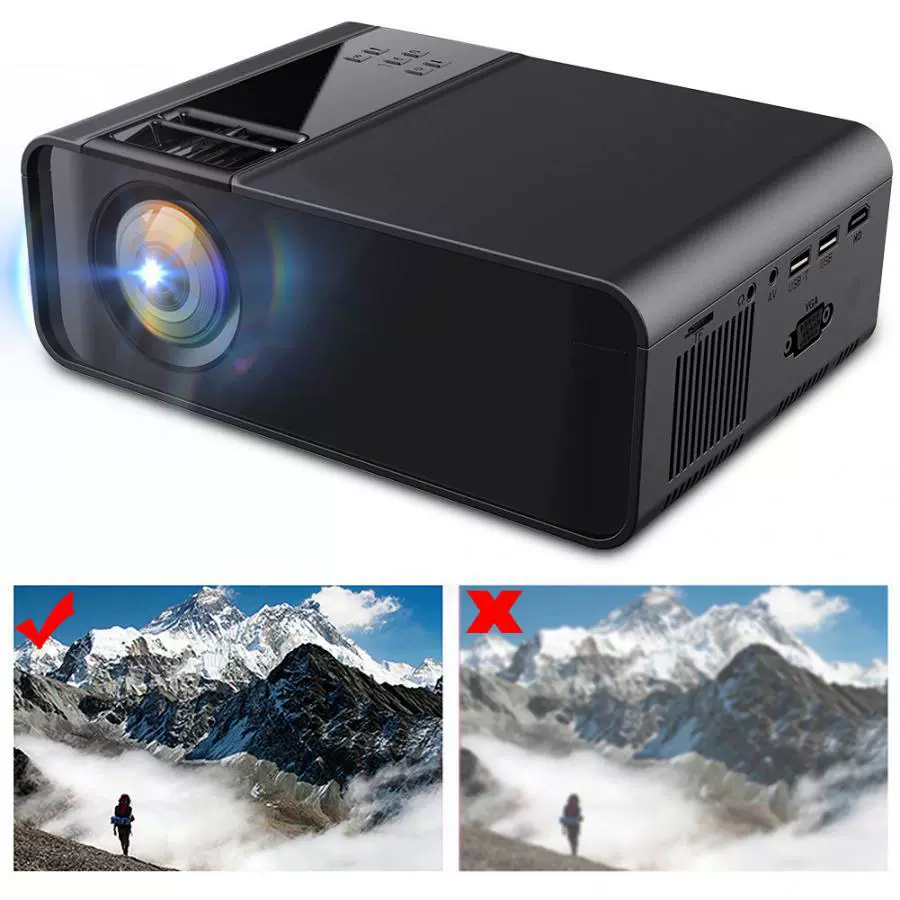 Проектор W10 для дома и офиса HD 1080P, WIFI беспроводной экран