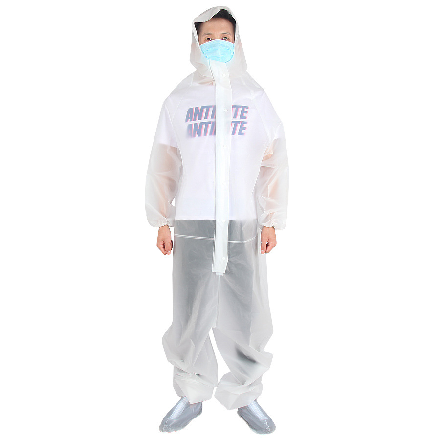 工厂直销环保EVA隔离服防尘防疫连体防护服环保安全防水EVA防护衣|ms