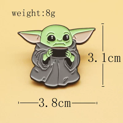 Badge Denim Clothing Decoration – Yaxa sancaqları - baby-yoda-4