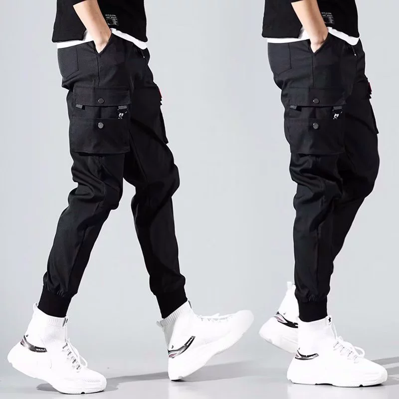  Summer thin brand trend casual trousers, Korean style