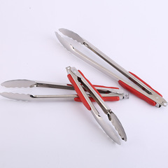 Manufacturer wholesale stainless steel food tongs, bread tongs, food tongs, anti-scalding tongs, barbecue tongs, charcoal tongs, kitchen tools