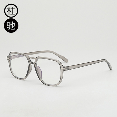 tr90网红款双梁防蓝光眼镜女新款大框手机电脑护目近视眼镜框