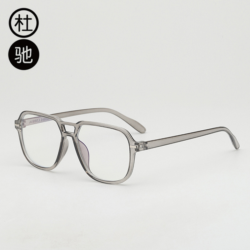 tr90网红款双梁防蓝光眼镜女新款大框手机电脑护目近视眼镜框