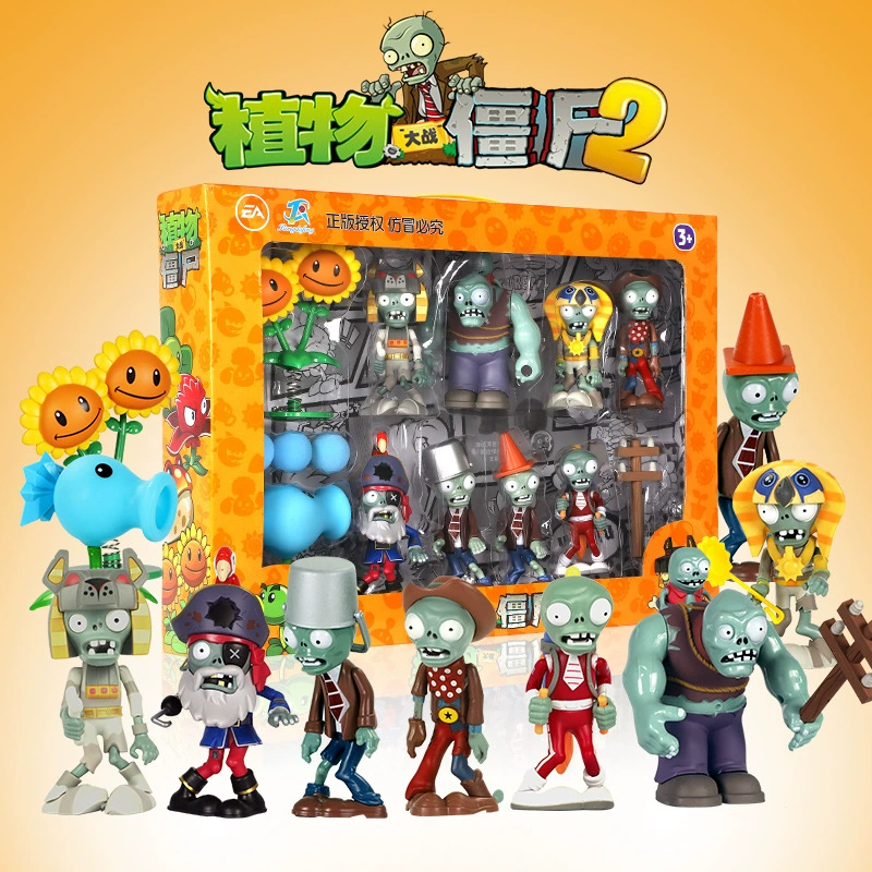 Игрушка Plants vs. Zombies: мини-фигура-кукла с ракетой на солнечной батарее