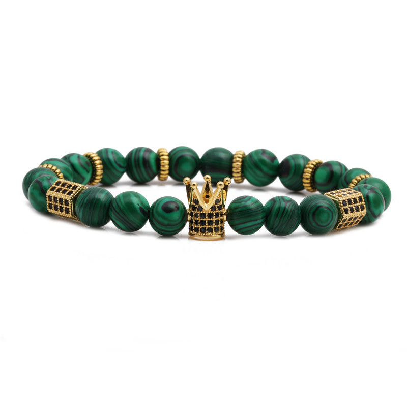 New Fashion Malachite Woven Beaded Bracelet Nihaojewelry Wholesale display picture 4