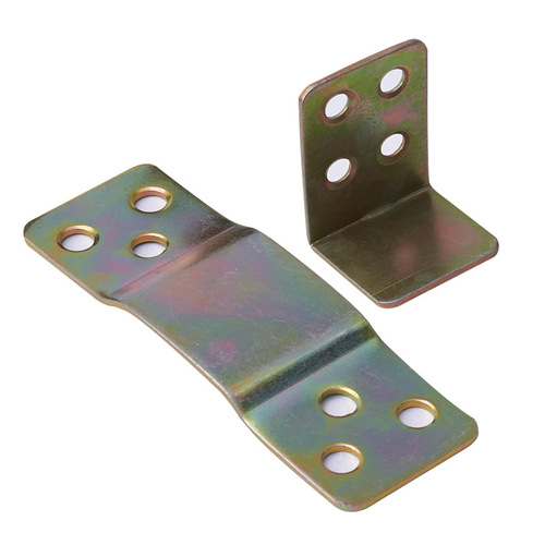 Thickened bed hinge, round head invisible bed hanging, bed hinge, furniture accessories, bed corner code connection, bed plug, direct supply from the manufacturer